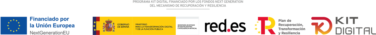 “Logotipo Financiado por la Unión Europea NextGenerationEU, red.es, Gobierno de España y Plan de Recuperación, Transformación y Resiliencia”.